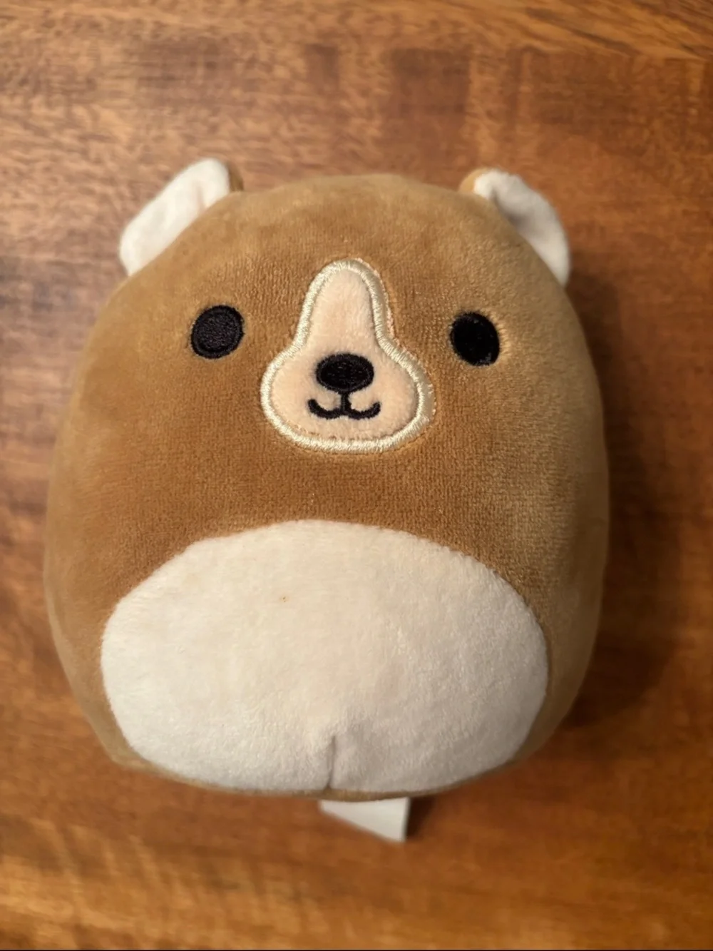 Squishmallows Brown and White Bear Plush